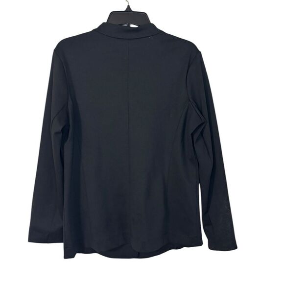 Duluth Trading Co Woman's Sz 10 Black Single Button Blazer Ponte Pro Blazer - Picture 3 of 6